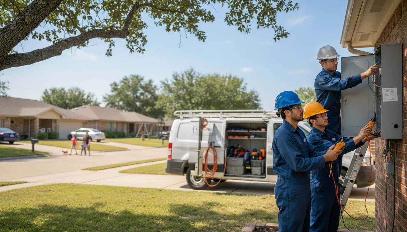 Certified electrician providing emergency electrical services in Stoutsville, OH